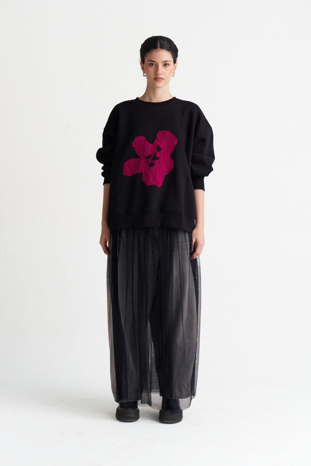 Floral Emb. Jumper