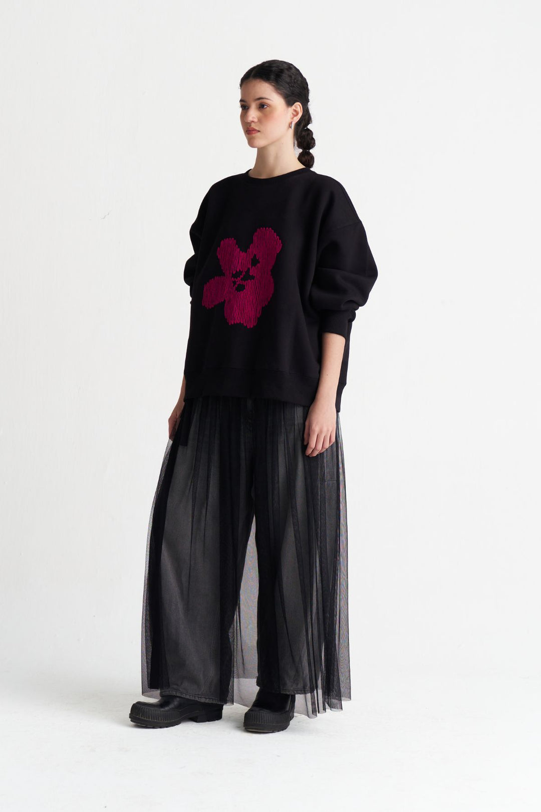 Floral Emb. Jumper