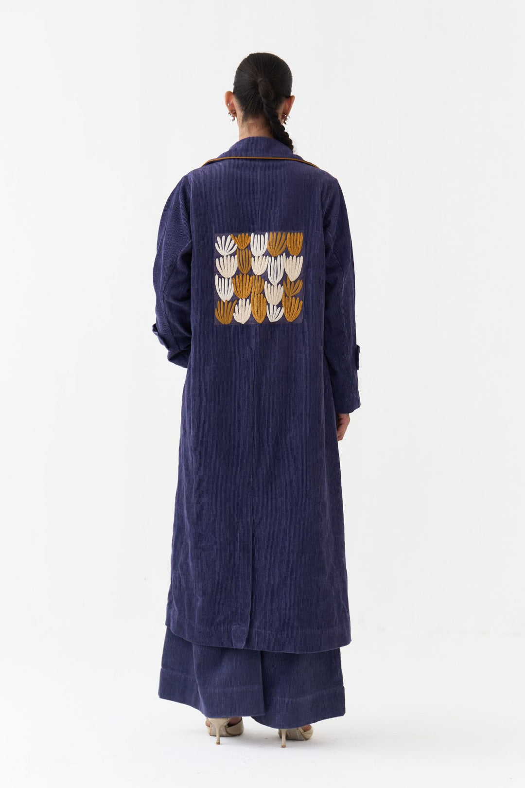 Emb. Patch Corduroy Trench