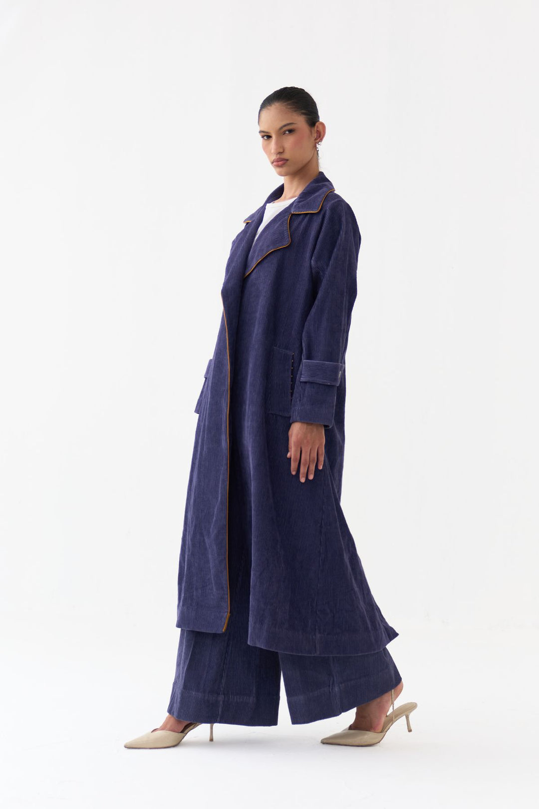 Emb. Patch Corduroy Trench