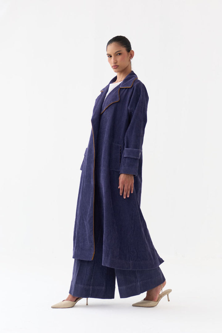 Emb. Patch Corduroy Trench