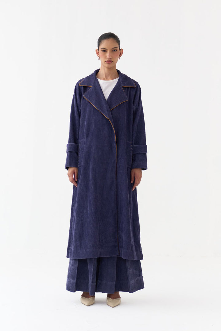 Emb. Patch Corduroy Trench