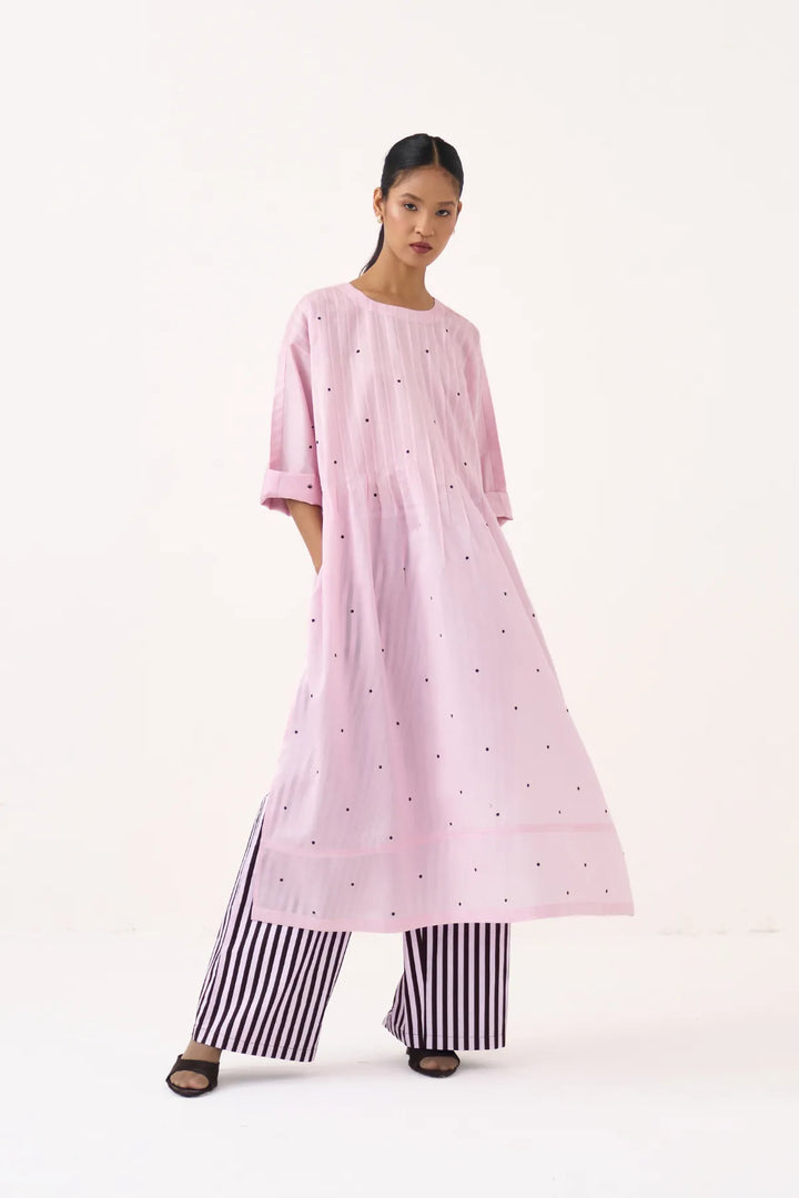 Pintuck Polka Kaftan