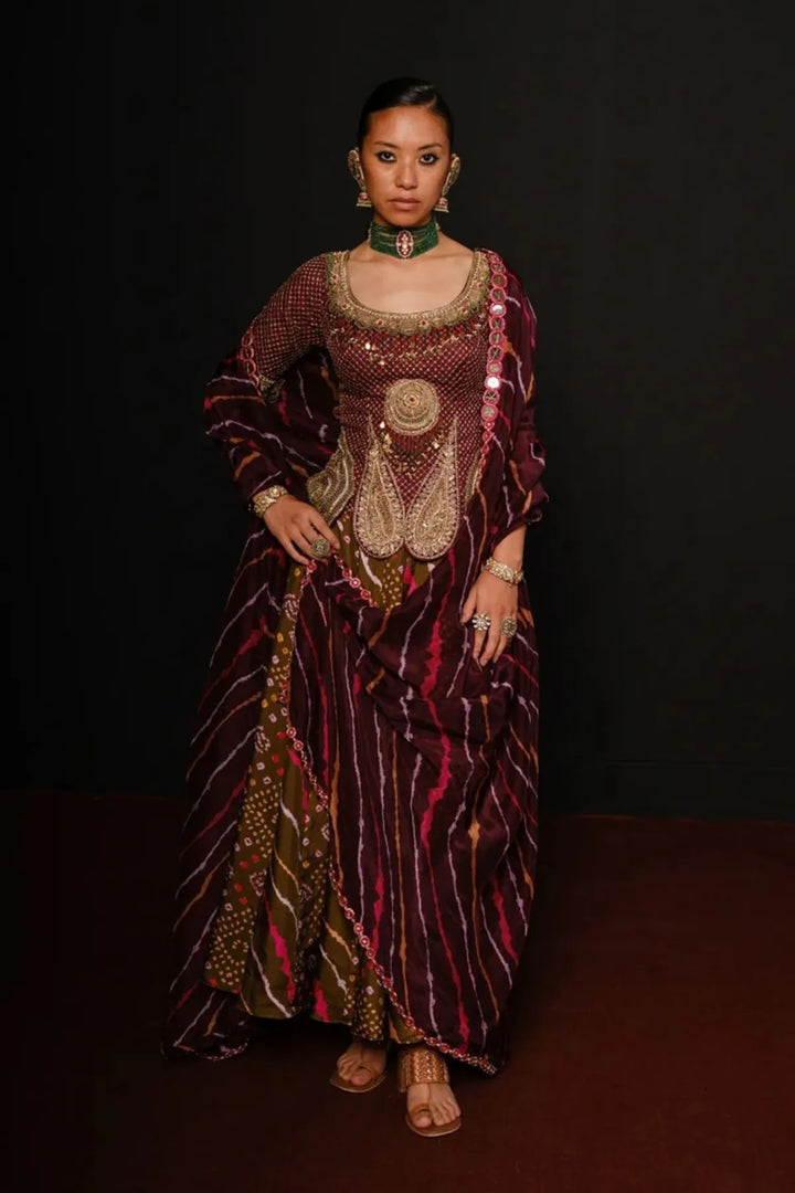 Purple olive marodi set