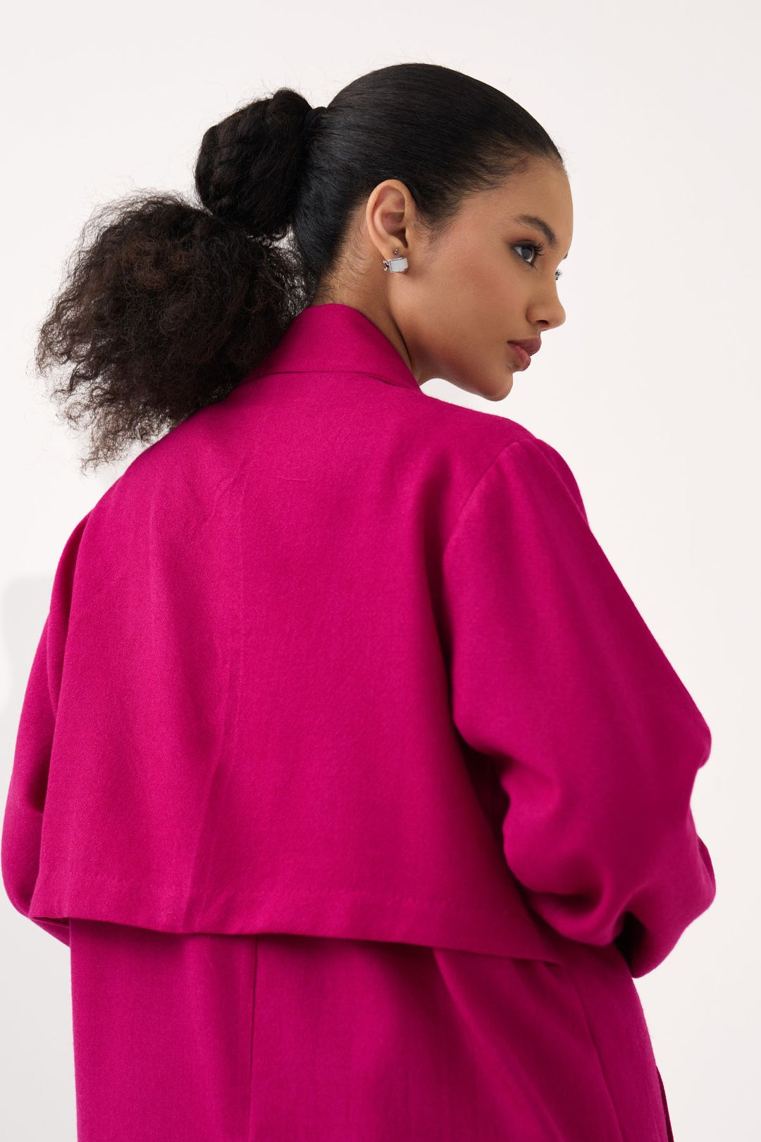 Dip Dye Woollen Trench Co-ord (Set Of 2)