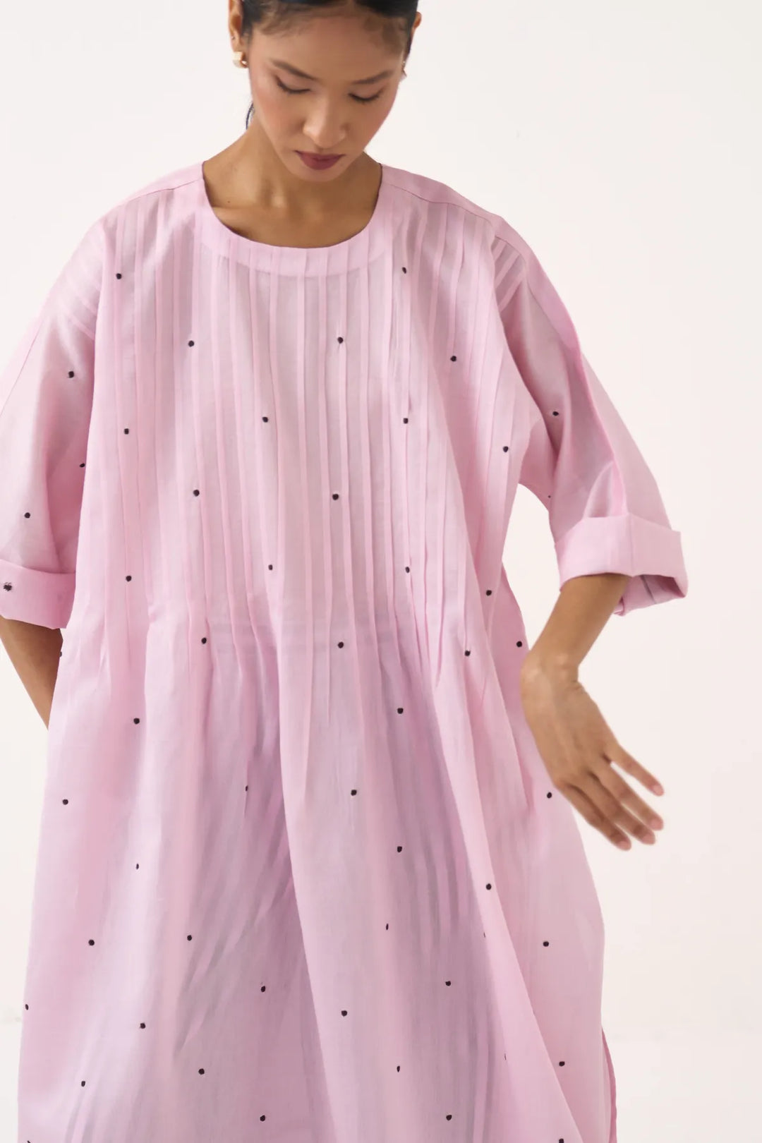 Pintuck Polka Kaftan