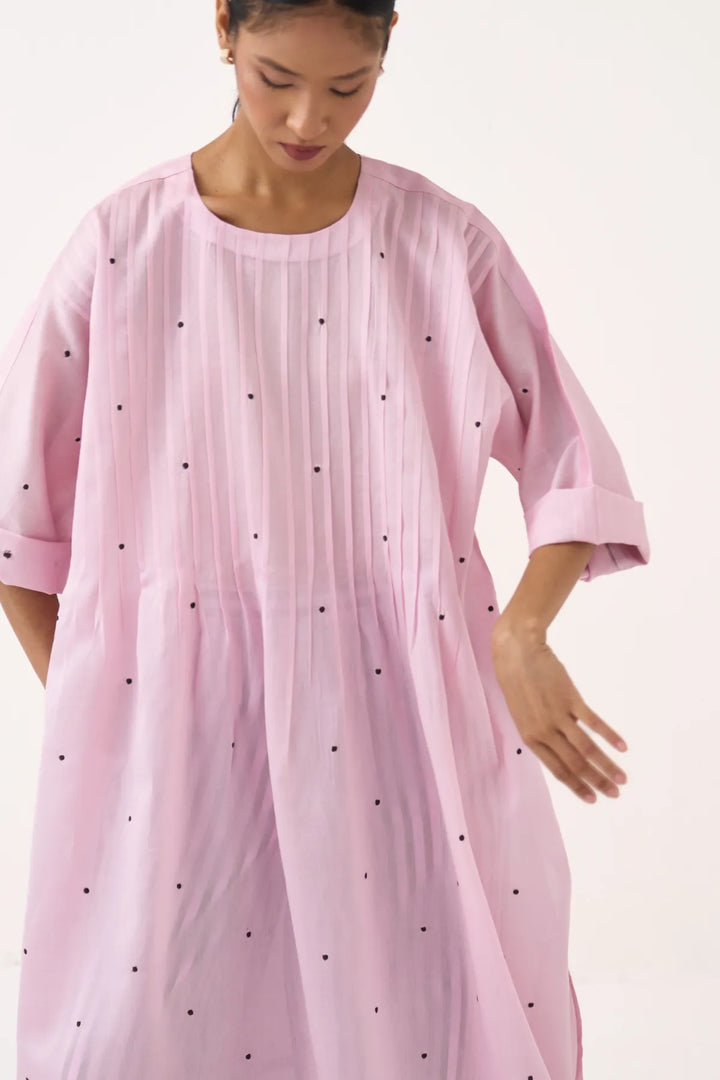 Pintuck Polka Kaftan