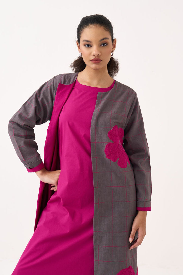 All Over Embroidery Overlay Co-ord (Set Of 3)