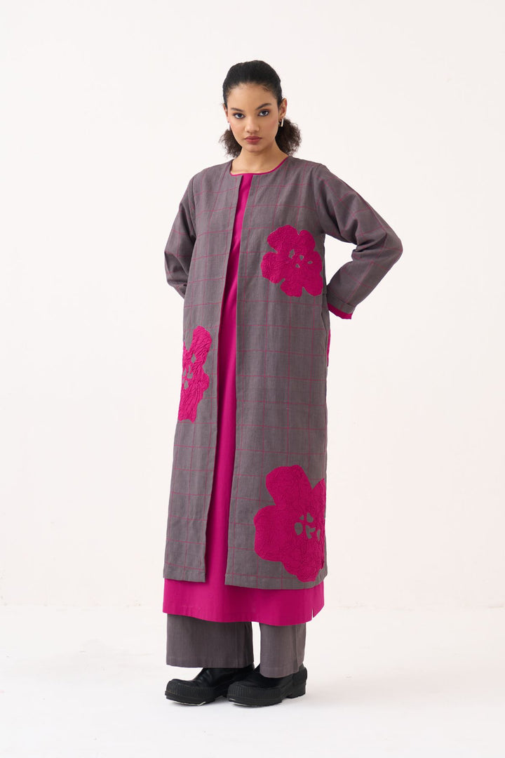All Over Embroidery Overlay Co-ord (Set Of 3)
