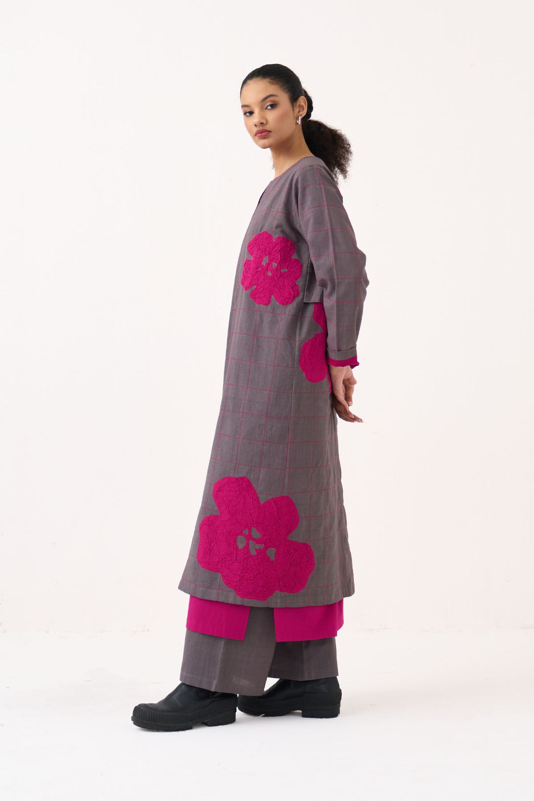 All Over Embroidery Overlay Co-ord (Set Of 3)
