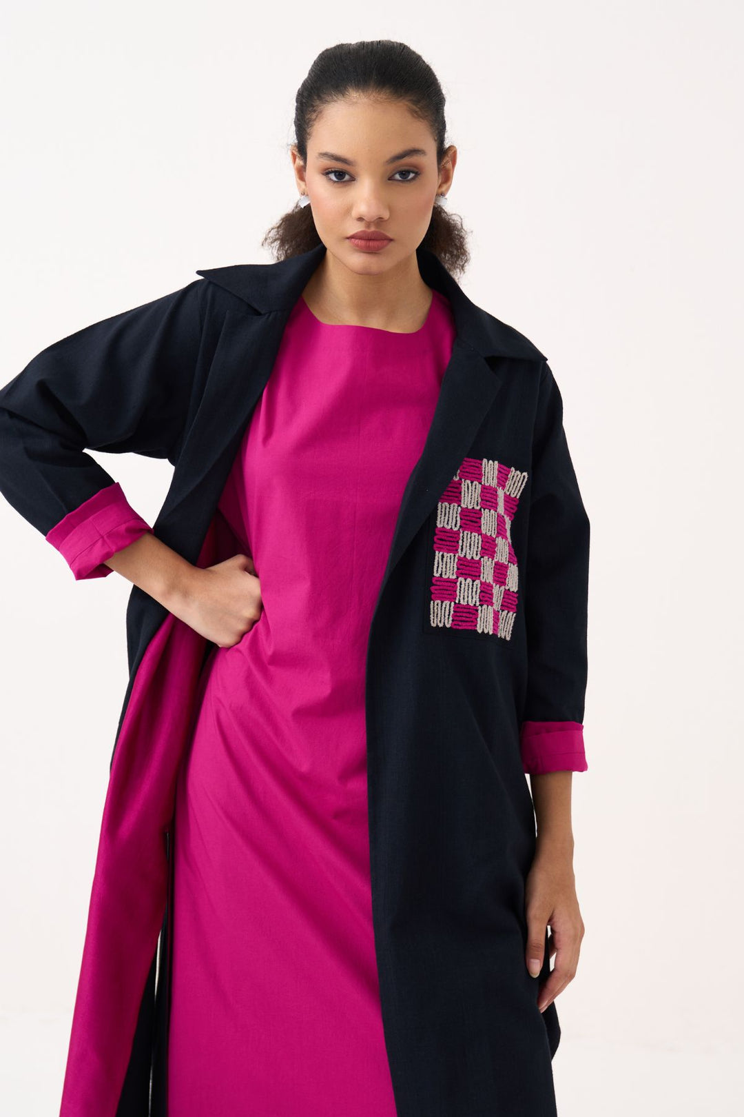 Check Patch Overlay Co-ord (Set Of 3)
