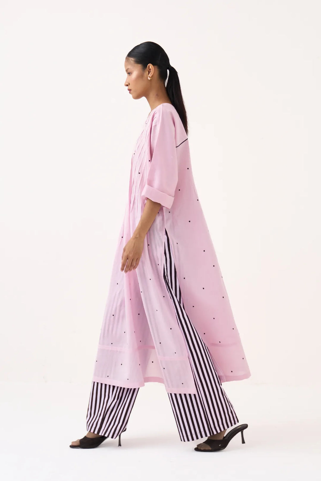 Pintuck Polka Kaftan