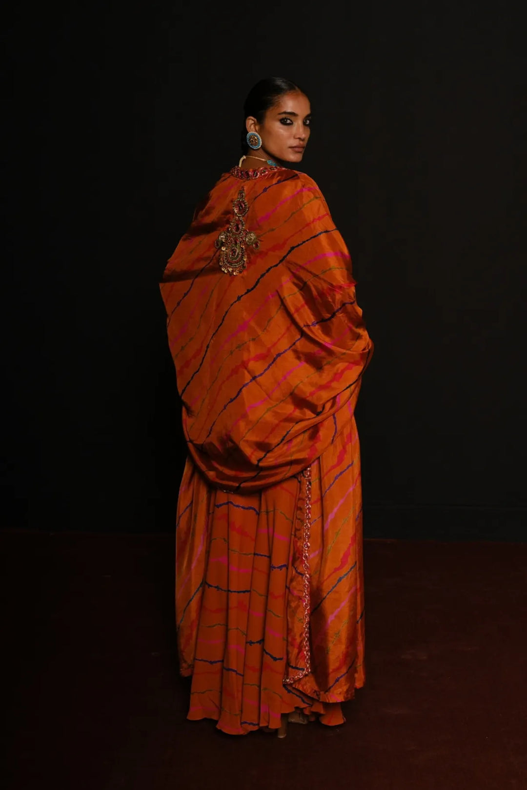 Orange Kurta Set