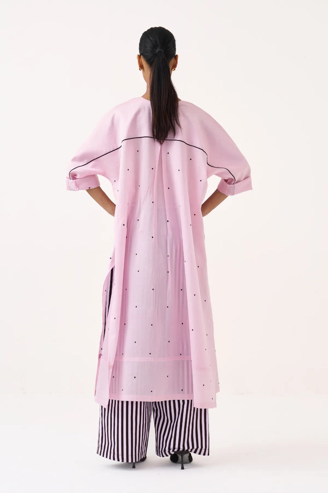 Pintuck Polka Kaftan