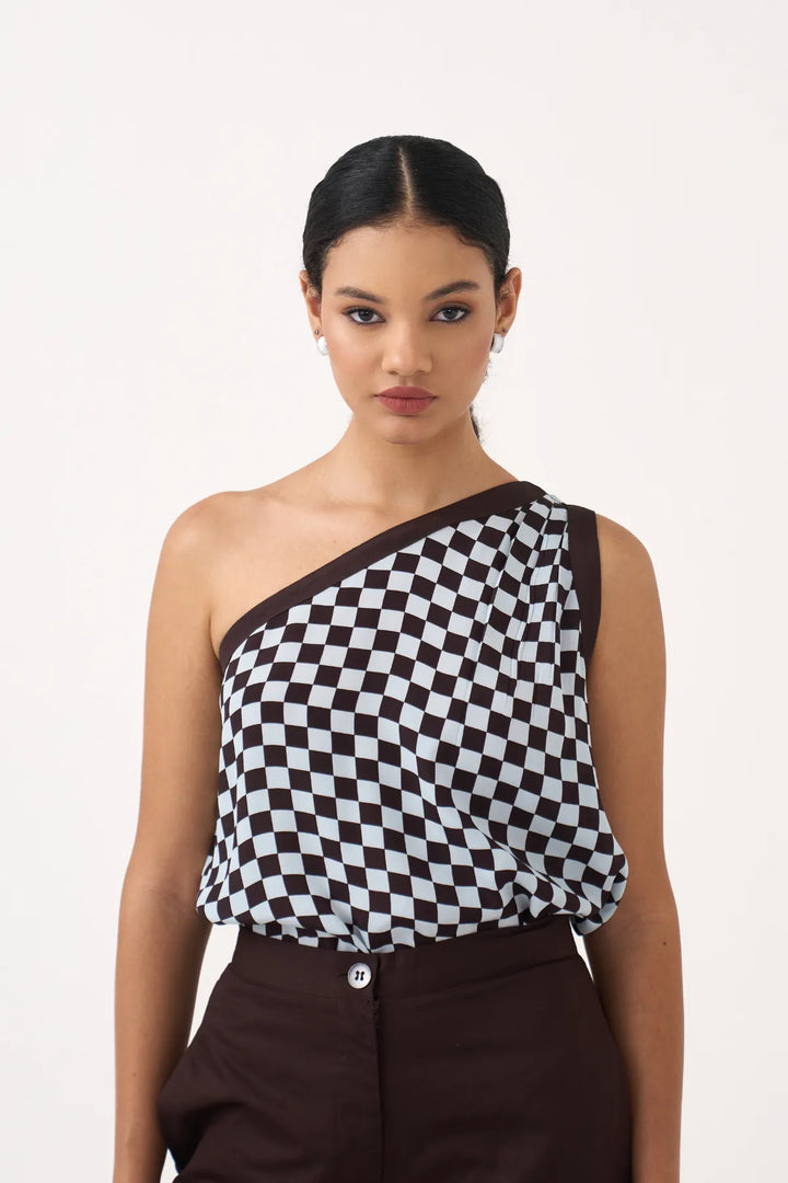 One Shoulder Top Co-ord