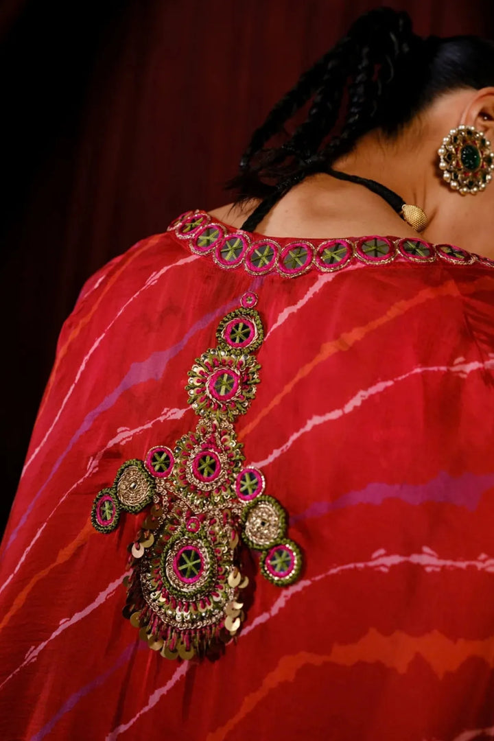 Red Kurta Set