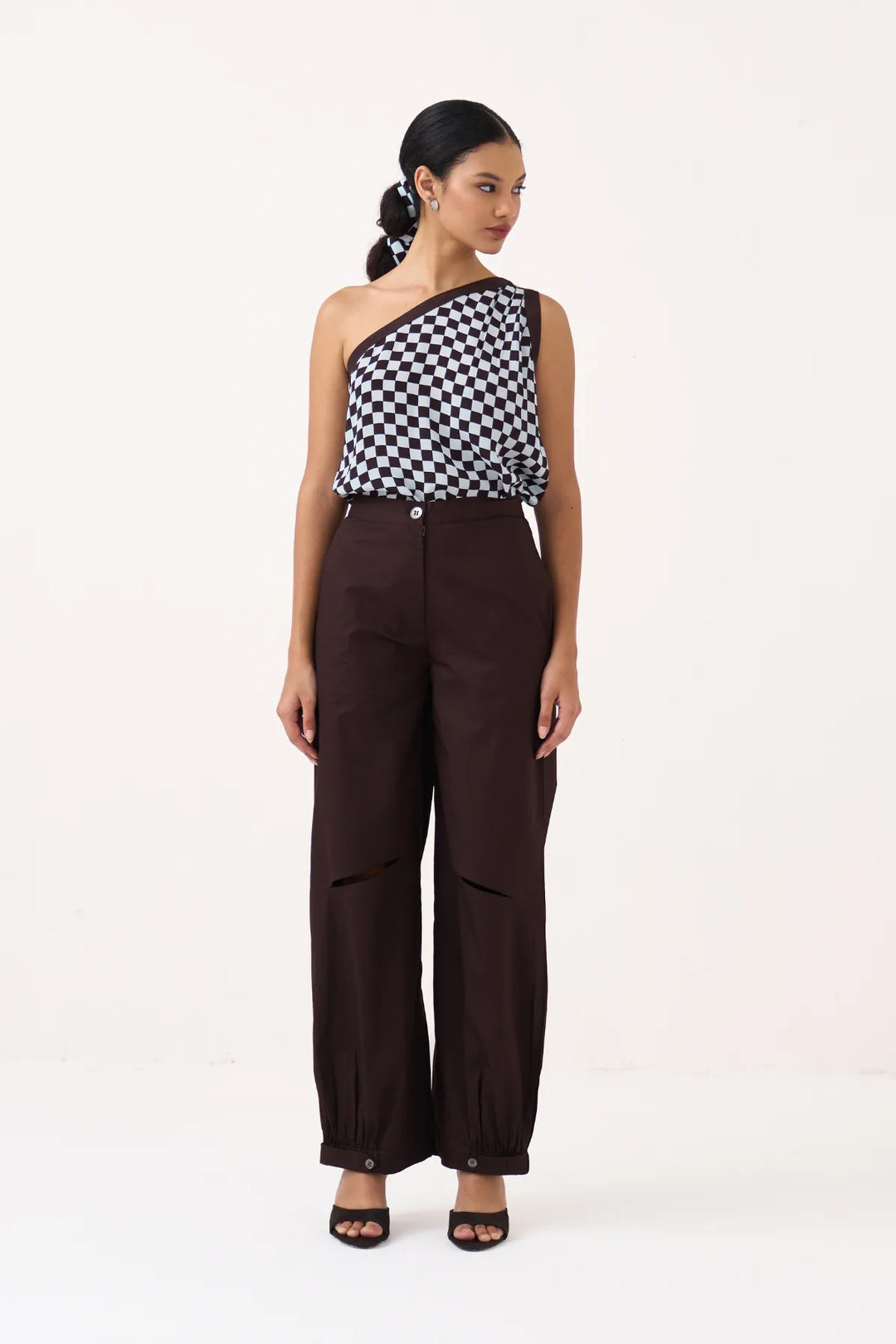 One Shoulder Top Co-ord