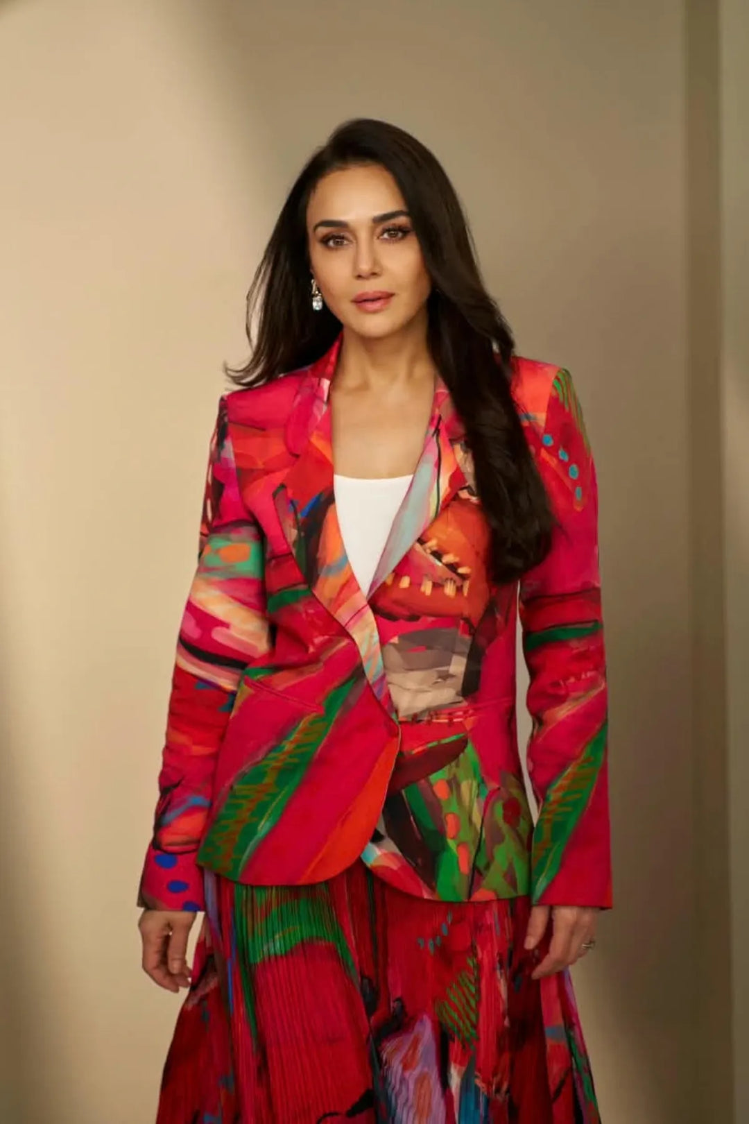 Preity Zinta in Rebekkah Blazer & Zora Skirt