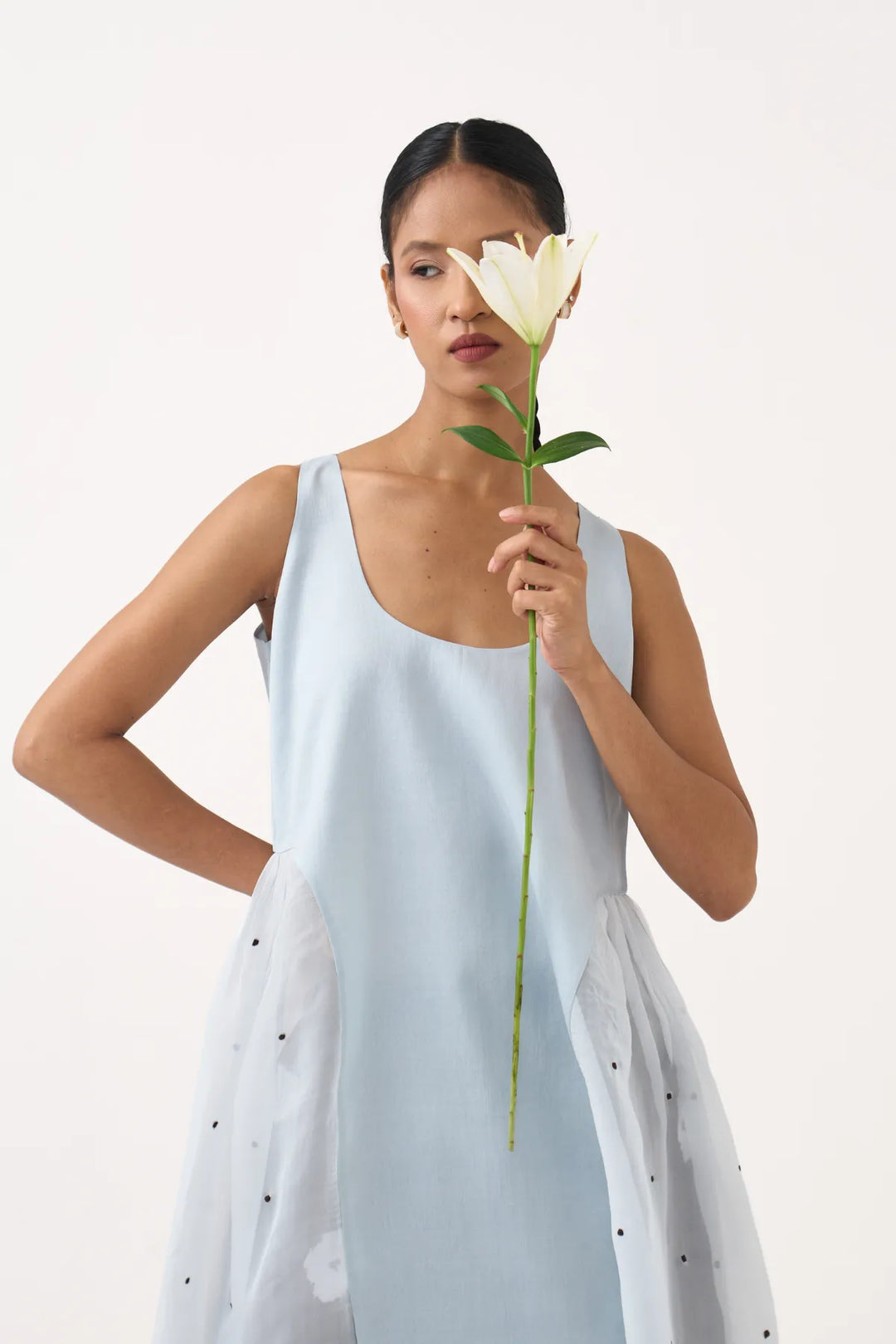 Side U-Gather Tunic Co-ord