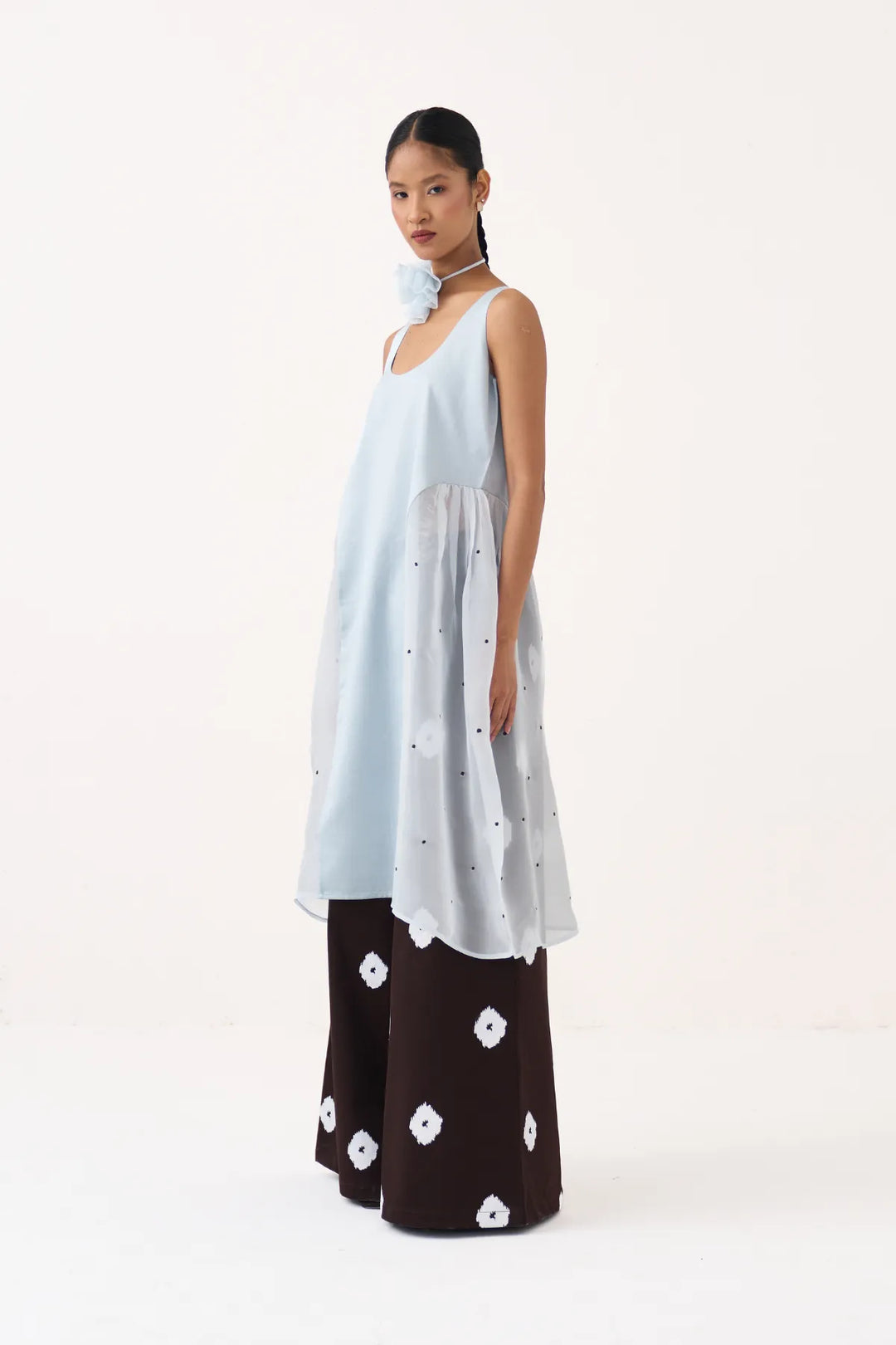 Side U-Gather Tunic Co-ord