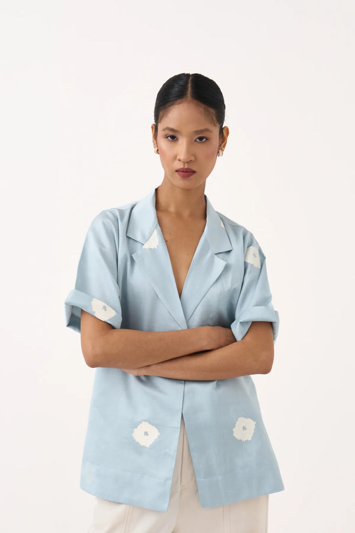 Block Print Blazer Co-ord