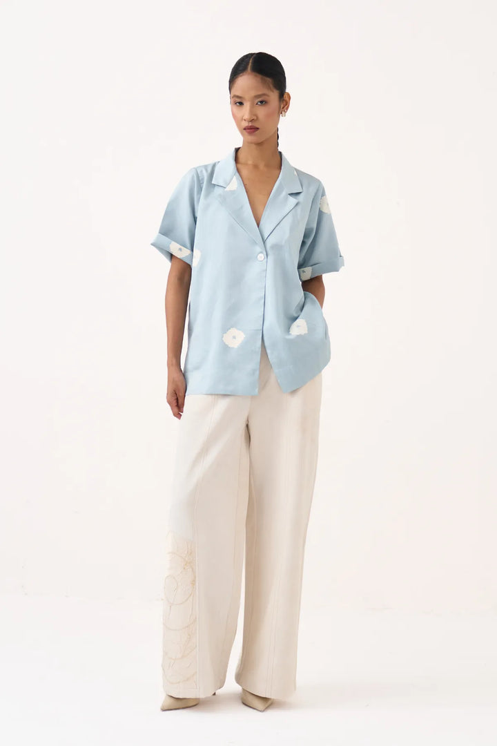 Block Print Blazer Co-ord