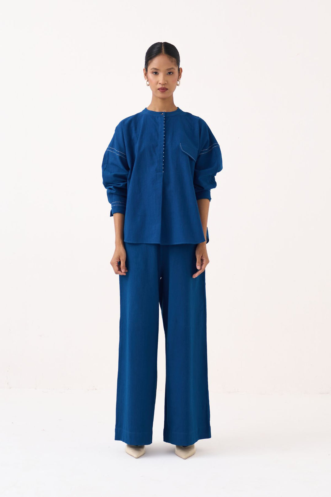 Short Bat Sleeve Top Co-ord (Set Of 2)