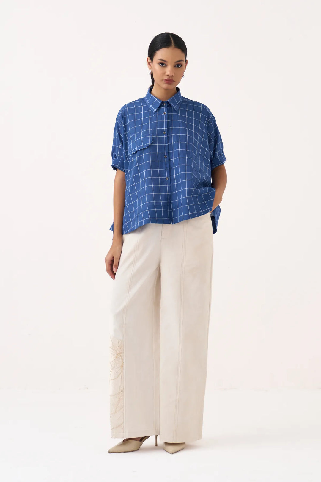 Wide Hem Shirt Co-ord