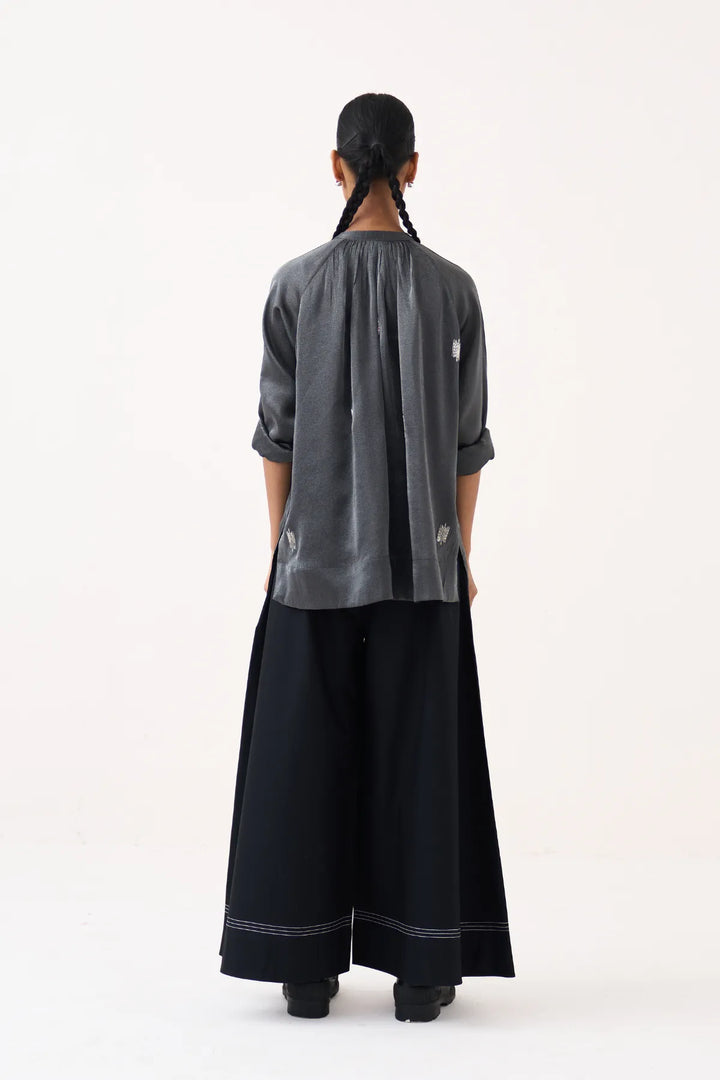Hand Emb. Peasant Top Co-ord (Set Of 2)