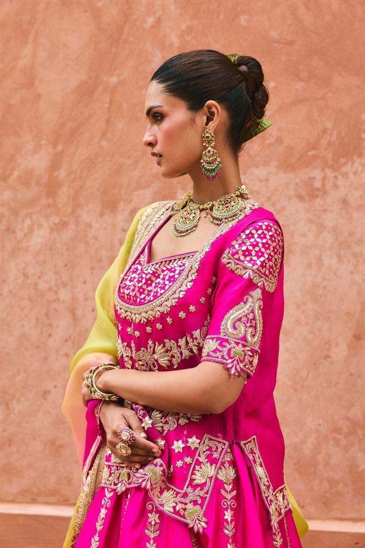 Gulara Rajputi Lehenga Set