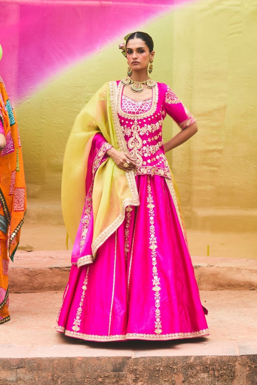 Gulara Rajputi Lehenga Set