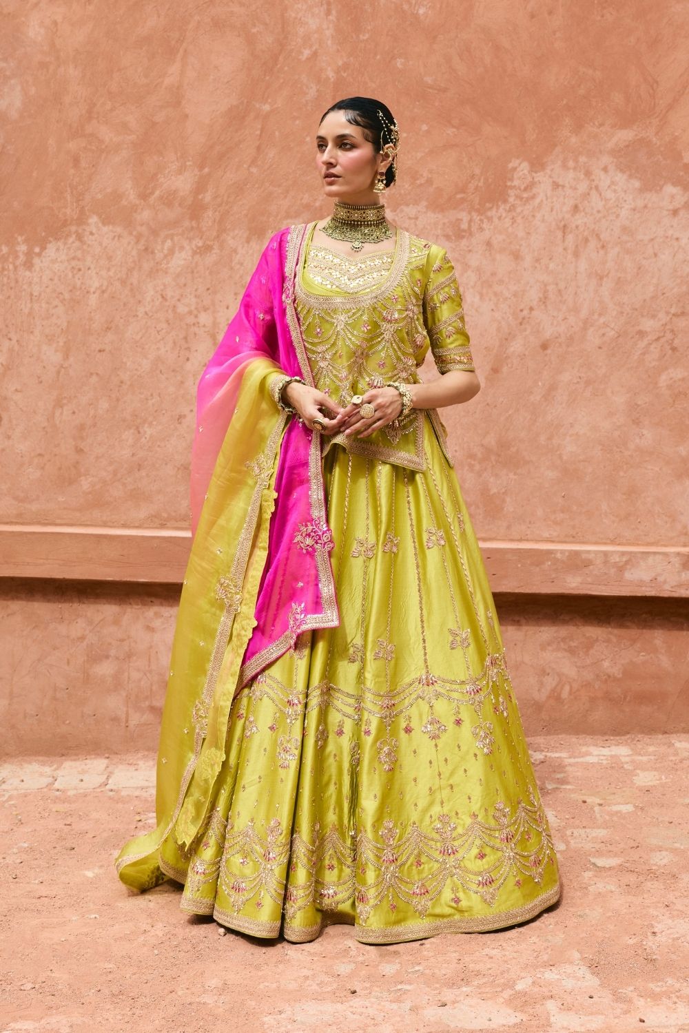 Rangira Rajputi Lehenga Set