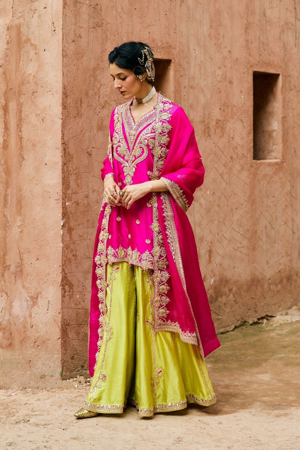 Heer Sharara Set