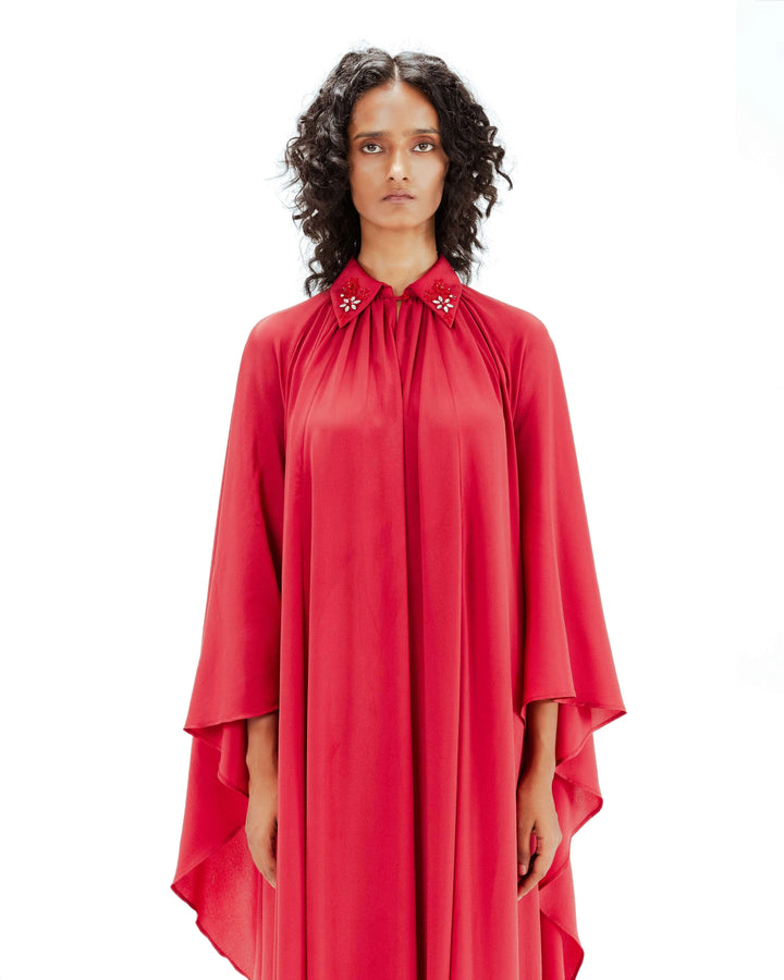 Alara Embellished Crepe Dress