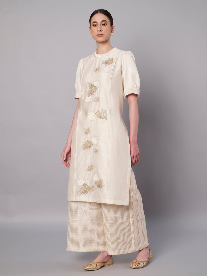 Aurora Kurta Set - Ivory