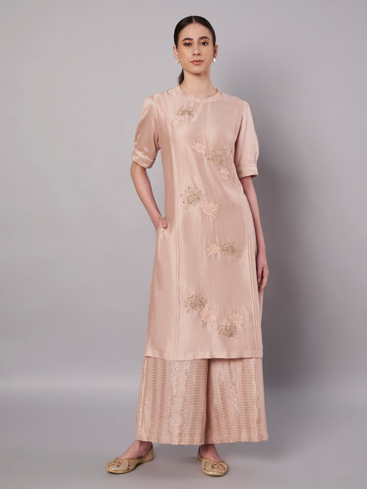Aurora Kurta Set - Dirty Blush