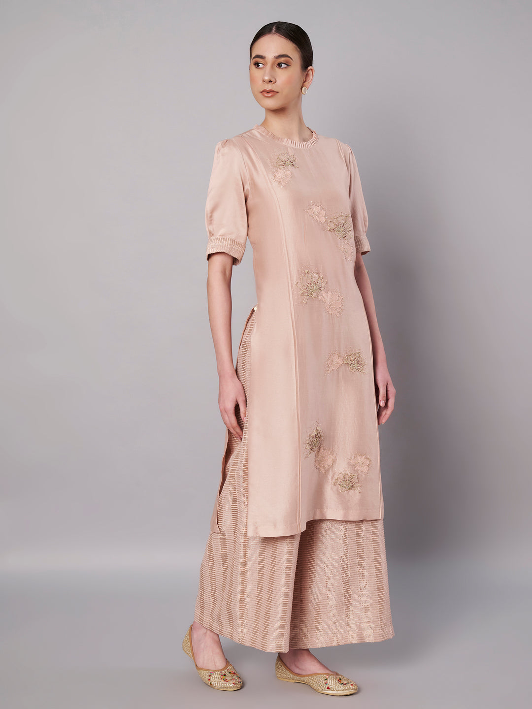 Aurora Kurta Set - Dirty Blush