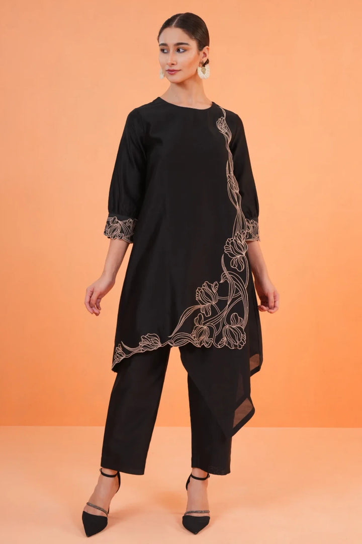 Origani Black Oasis Tunic Set