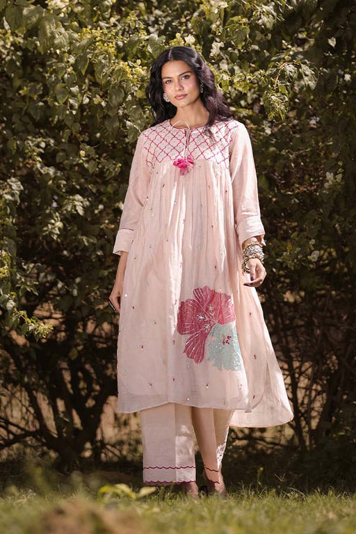 Beige Applique Co-ord