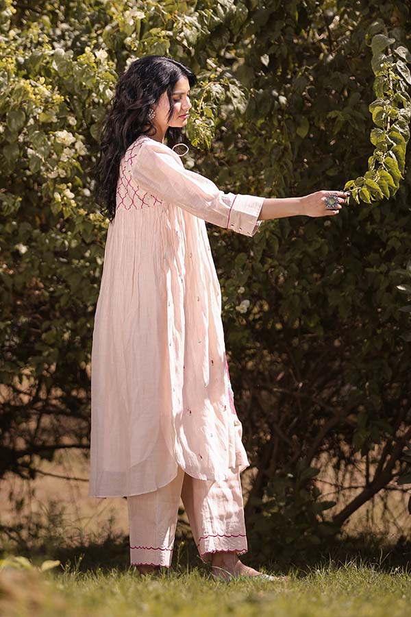 Beige Applique Co-ord