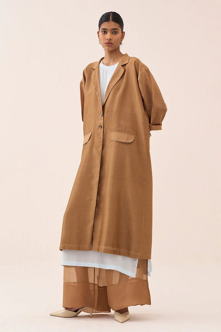 Back Tie Overlay Jacket