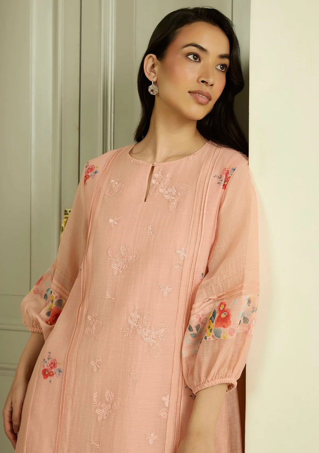 Blossom Embroidered Dress