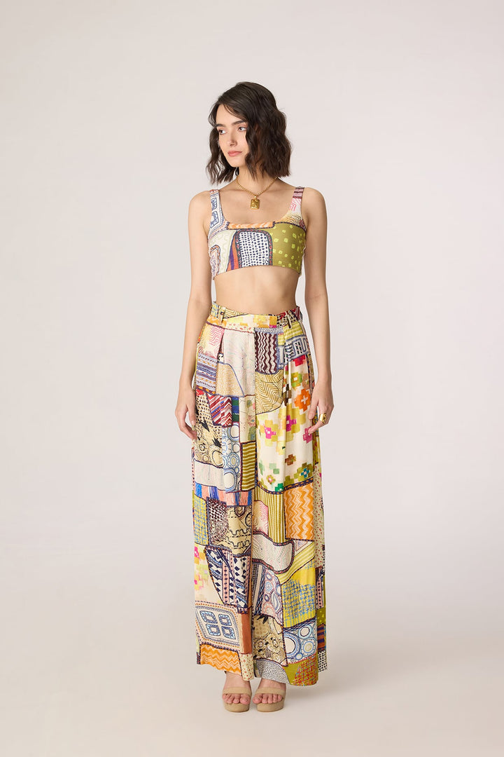 Belen Trench, Juniper Bustier & Jeja Trousers