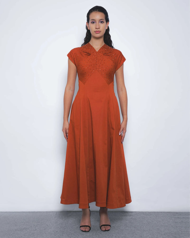 Brillo Flame Dress
