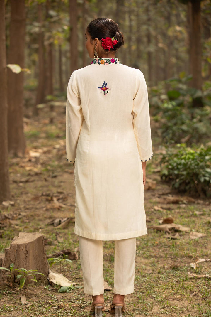 ecru tunic set