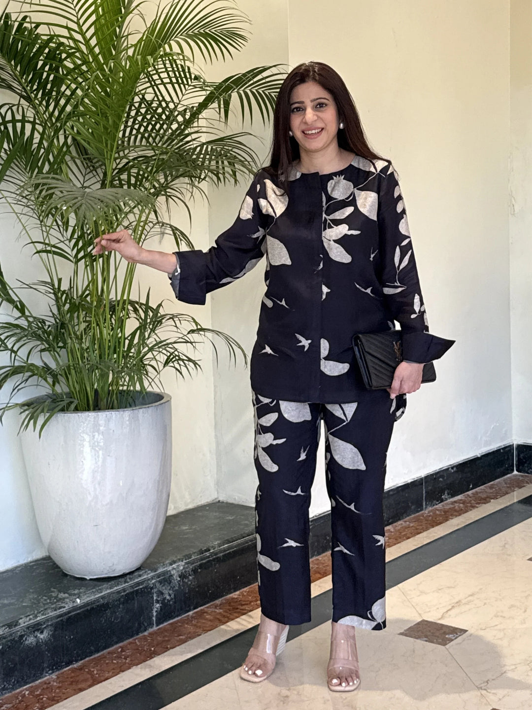 Ashwood mist - Black & Silver Co-ord set