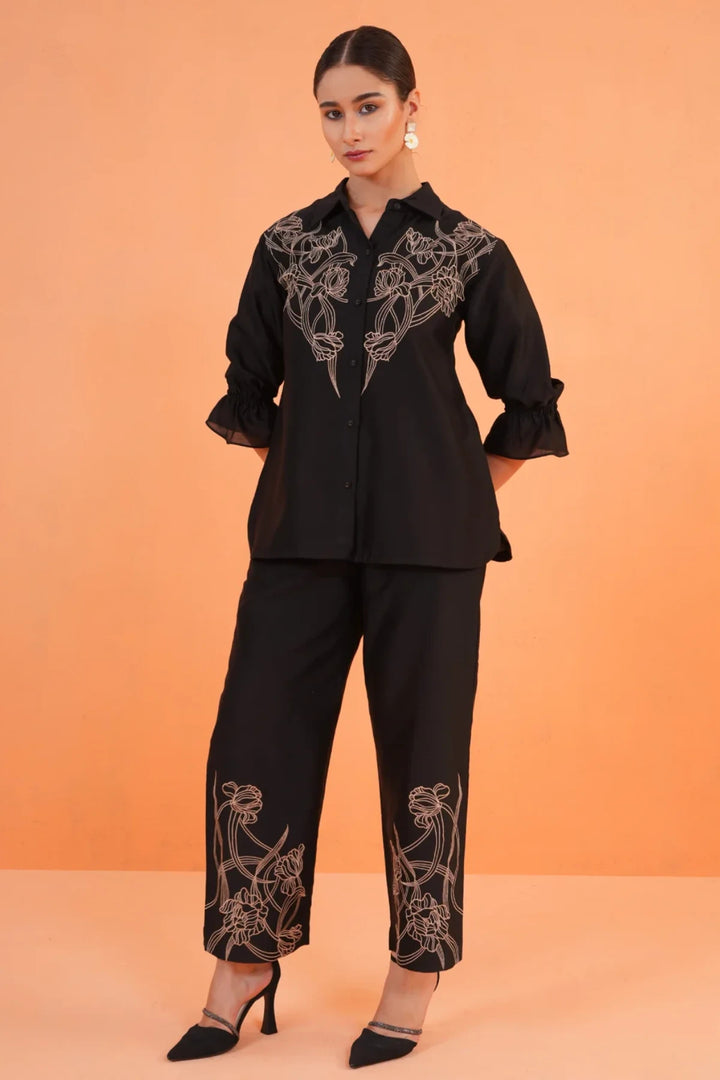 Origani Black Oasis Co Ord Set