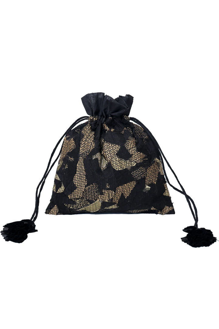 Black Katran Potli Bag