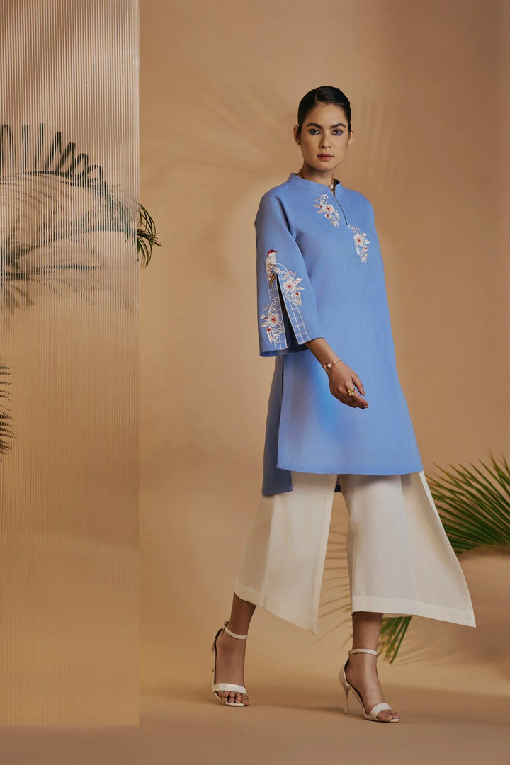 Origani Blue Bird Escape Tunic