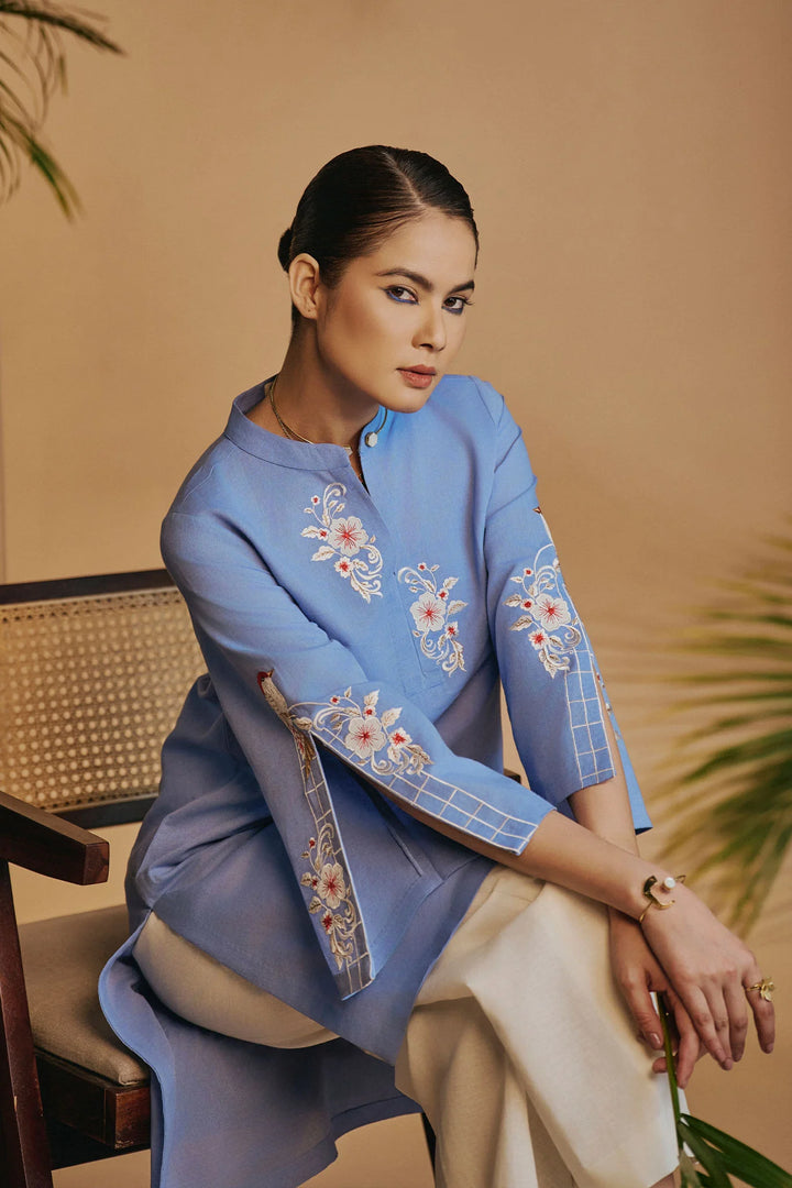 Origani Blue Bird Escape Tunic